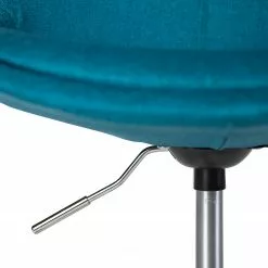 Mørteens Bürodrehstuhl Aledas - Webstoff Cors: Petrol - Chrom glänzend -Buromobel Verkaufe 1000277859 220505 037 DETAILS P000000001000277859