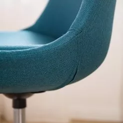 Mørteens Bürodrehstuhl Aledas - Webstoff Cors: Petrol - Chrom glänzend -Buromobel Verkaufe 1000277859 220524 030 DETAILS P000000001000277859