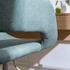 Mørteens Bürostuhl Buggio - Webstoff Cors: Mintgrau - Weiß -Buromobel Verkaufe 1000277873 220520 035 DETAILS P000000001000277873