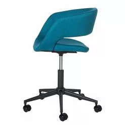 Mørteens Bürostuhl Buggio - Webstoff Cors: Petrol - Schwarz -Buromobel Verkaufe 1000277874 220505 035 DETAILS P000000001000277874