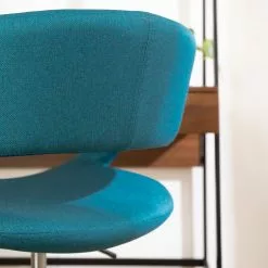 Mørteens Bürostuhl Buggio - Webstoff Cors: Petrol - Schwarz -Buromobel Verkaufe 1000277874 220520 030 DETAILS P000000001000277874