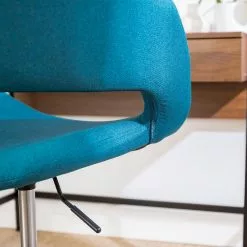 Mørteens Bürostuhl Buggio - Webstoff Cors: Petrol - Schwarz -Buromobel Verkaufe 1000277874 220520 035 DETAILS P000000001000277874