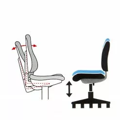 Loftscape Bürodrehstuhl Mike - Weiß -Buromobel Verkaufe 1000278355 210715 11270900117 SKETCH DETAILS P000000001000278355 sketch