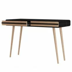 Norrwood Schreibtisch Amanda - Schwarz / Eiche Dekor 7 Norrwood Schreibtisch Amanda - Schwarz / Eiche Dekor -Buromobel Verkaufe 1000279201 210716 14152900010 DETAILS P000000001000279201