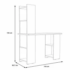 Fredriks Schreibtischkombination Bill - Eiche Sonoma Dekor -Buromobel Verkaufe 1000280657 210813 08153700014 SKETCH DETAILS P000000001000280657 sketch