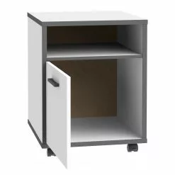 Fredriks Rollcontainer Kendrick - Weiß / Grau -Buromobel Verkaufe 1000280659 210813 08153700026 DETAILS P000000001000280659