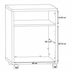 Fredriks Rollcontainer Kendrick - Weiß / Grau -Buromobel Verkaufe 1000280659 210813 08153700030 SKETCH DETAILS P000000001000280659 sketch