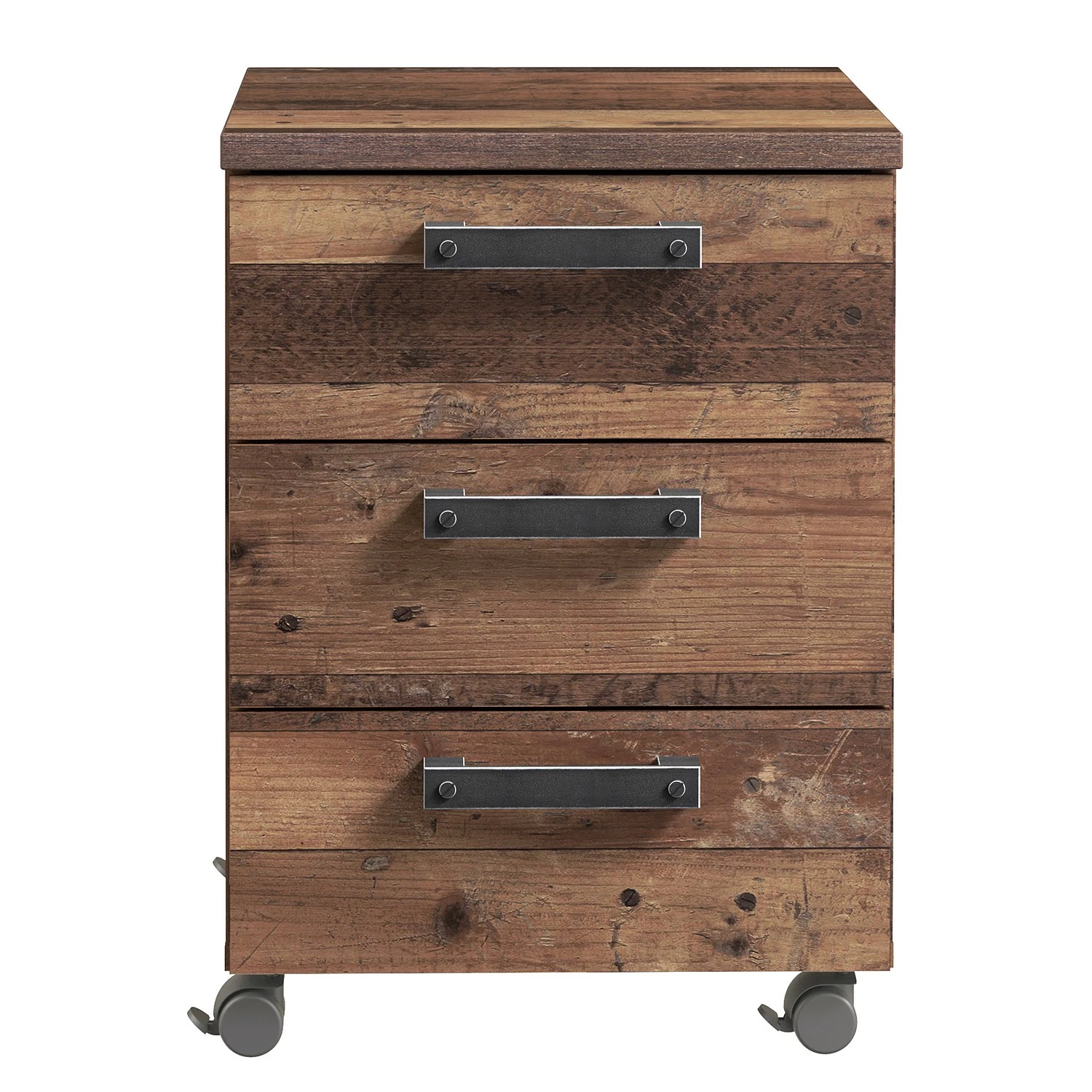 Red Living Rollcontainer Clifford - Altholz Dekor / Dunkelgrau 5 Red Living Rollcontainer Clifford - Altholz Dekor / Dunkelgrau – Bild 3