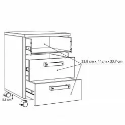 Red Living Rollcontainer Clifford - Altholz Dekor / Dunkelgrau 17 Red Living Rollcontainer Clifford - Altholz Dekor / Dunkelgrau -Buromobel Verkaufe 1000280660 210813 08153800039 SKETCH DETAILS P000000001000280660 sketch