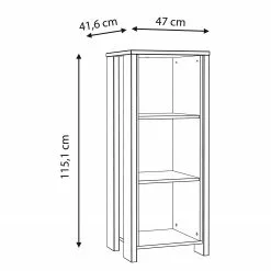 Regal Clifford - 47 x 115 cm -Buromobel Verkaufe 1000280661 210813 08153800046 SKETCH DETAILS P000000001000280661 sketch