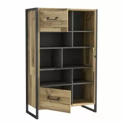 Red Living Regal Voru II - Eiche Stirling Dekor / Anthrazit 7 Red Living Regal Voru II - Eiche Stirling Dekor / Anthrazit -Buromobel Verkaufe 1000280668 210813 08154000075 DETAILS P000000001000280668