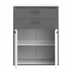 Fredriks Aktenschrank Kendrick V - Weiß / Grau -Buromobel Verkaufe 1000280670 210813 08154100091 DETAILS P000000001000280670