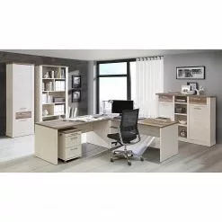 Maison Belfort Aktenschrank Morona - Pinie Weiß Dekor / Eiche Antik Dekor -Buromobel Verkaufe 1000280672 210813 08154200101 MOOD DETAILS P000000001000280672 mood