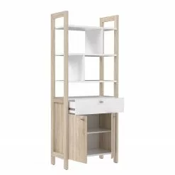 Norrwood Regal Holvik - Eiche Sonoma Dekor / Weiß 17 Norrwood Regal Holvik - Eiche Sonoma Dekor / Weiß -Buromobel Verkaufe 1000280674 210813 08154300119 DETAILS P000000001000280674