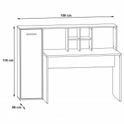 Fredriks Schreibtischkombination Eston - Eiche Sonoma Dekor -Buromobel Verkaufe 1000280676 210813 08154400133 SKETCH DETAILS P000000001000280676 sketch