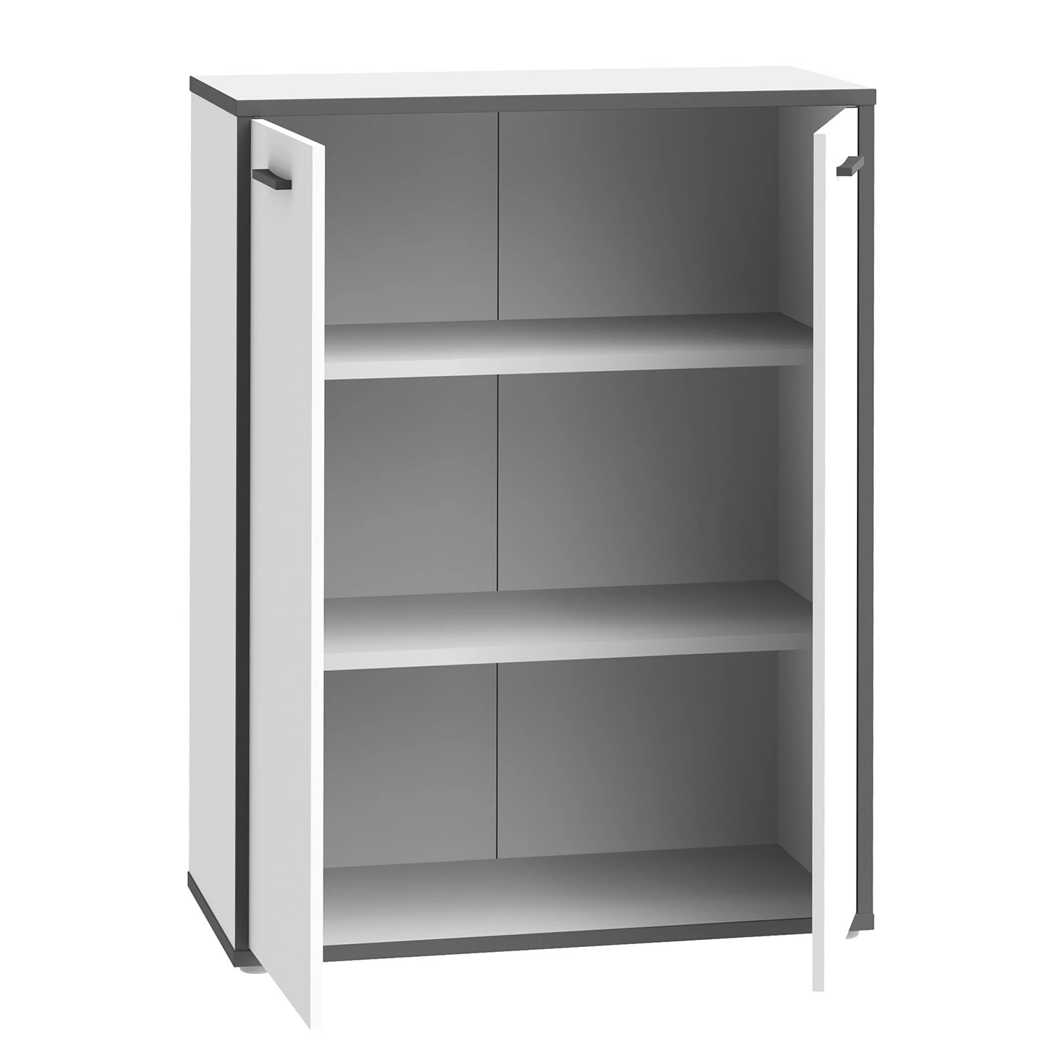 Fredriks Aktenschrank Kendrick IV - Weiß / Grau 7 Fredriks Aktenschrank Kendrick IV - Weiß / Grau – Bild 5