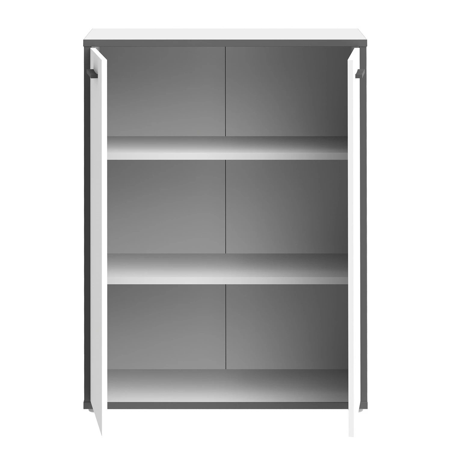 Fredriks Aktenschrank Kendrick IV - Weiß / Grau 8 Fredriks Aktenschrank Kendrick IV - Weiß / Grau – Bild 6