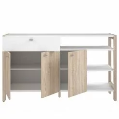 Norrwood Kommode Holvik - Eiche Sonoma Dekor / Weiß -Buromobel Verkaufe 1000280679 210813 08154500154 DETAILS P000000001000280679