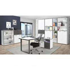 Fredriks Aktenschrank Kendrick VI - Weiß / Grau -Buromobel Verkaufe 1000280681 210813 08154600170 MOOD DETAILS P000000001000280681 mood