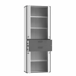 Fredriks Aktenschrank Kendrick VI - Weiß / Grau -Buromobel Verkaufe 1000280681 210813 08154600172 DETAILS P000000001000280681