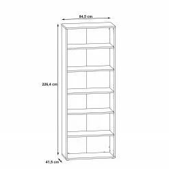 Fredriks Regal Kendrick IV - Weiß / Grau -Buromobel Verkaufe 1000280683 210813 08154800193 SKETCH DETAILS P000000001000280683 sketch