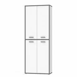 Fredriks Aktenschrank Kendrick VII - Weiß / Grau