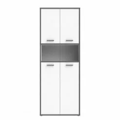 Fredriks Aktenschrank Kendrick III - Weiß / Grau -Buromobel Verkaufe 1000280685 210813 08154800209 DETAILS P000000001000280685