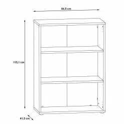 Fredriks Regal Kendrick - Weiß / Grau -Buromobel Verkaufe 1000280692 210813 08155200262 SKETCH DETAILS P000000001000280692 sketch
