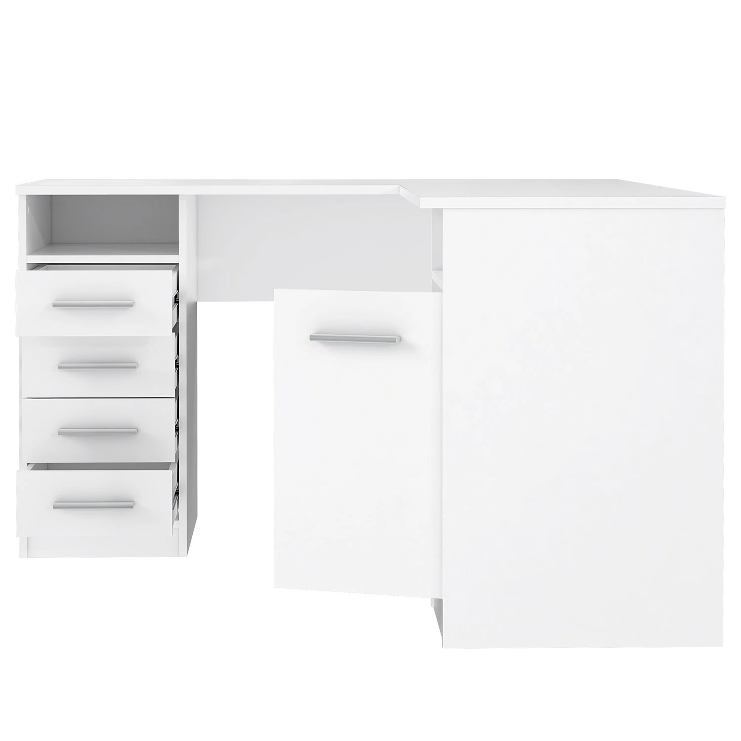 Fredriks Eckschreibtisch Nita - Weiß 7 Fredriks Eckschreibtisch Nita - Weiß – Bild 5