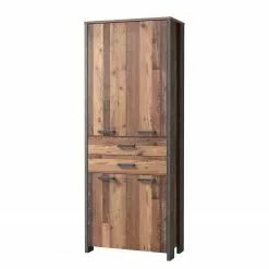 Red Living Aktenschrank Clifford - Altholz Dekor / Dunkelgrau