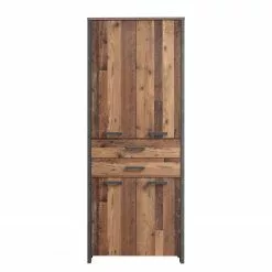 Red Living Aktenschrank Clifford - Altholz Dekor / Dunkelgrau -Buromobel Verkaufe 1000280706 210813 08155700359 DETAILS P000000001000280706