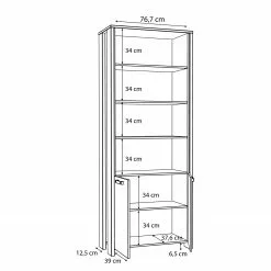 Red Living Regal Clifford IV - Altholz Dekor / Dunkelgrau -Buromobel Verkaufe 1000280712 210813 08160000402 SKETCH DETAILS P000000001000280712 sketch