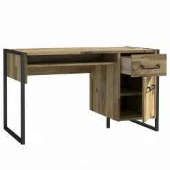 Red Living Schreibtisch Voru - Eiche Stirling Dekor / Antharzit -Buromobel Verkaufe 1000280713 210813 08160000405 DETAILS P000000001000280713