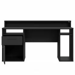 Fredriks Schreibtisch Trent III - Matt Schwarz - Mit Beleuchtung -Buromobel Verkaufe 1000280716 210813 08160100427 DETAILS P000000001000280716