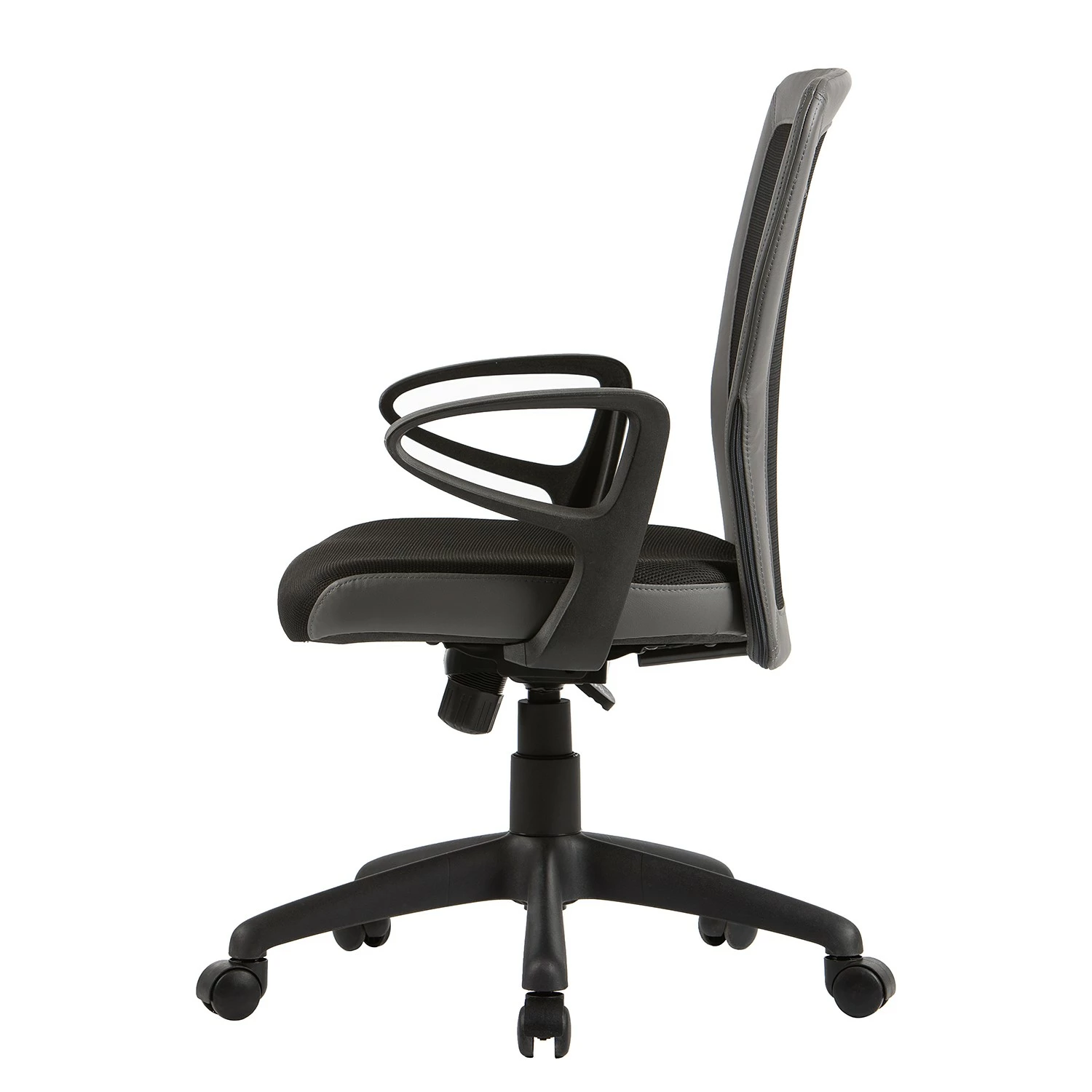 Fredriks Bürodrehstuhl Pialba - Kunstleder & Mesh / Kunststoff - Schwarz / Dunkelgrau 9 Fredriks Bürodrehstuhl Pialba - Kunstleder & Mesh / Kunststoff - Schwarz / Dunkelgrau – Bild 7