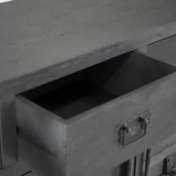 Wolf-Möbel Sideboard Container - Akazie Grau -Buromobel Verkaufe 1000281790 220616 039 DETAILS P000000001000281790