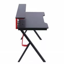 Fredriks Gaming Tisch Emil - Carbon Dekor / Schwarz / Rot -Buromobel Verkaufe 1000283347 211214 12413900085 DETAILS P000000001000283347