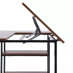 Ars manufacti Schreibtisch Alexandra - Altholz Dekor / Schwarz -Buromobel Verkaufe 1000283353 211214 12414000099 DETAILS P000000001000283353