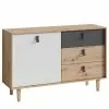 Fredriks Sideboard Bowood I - Eiche Artisan Dekor / Weiß -Buromobel Verkaufe 1000283829 210805 14243400056 IMAGE P000000001000283829