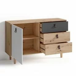 Fredriks Sideboard Bowood I - Eiche Artisan Dekor / Weiß -Buromobel Verkaufe 1000283829 210805 14243400058 DETAILS P000000001000283829