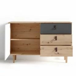 Fredriks Sideboard Bowood I - Eiche Artisan Dekor / Weiß -Buromobel Verkaufe 1000283829 210805 14243400059 DETAILS P000000001000283829