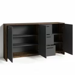 Fredriks Sideboard Edgeworth - Altholz Dekor / Anthrazit -Buromobel Verkaufe 1000283869 210805 14244600354 DETAILS P000000001000283869