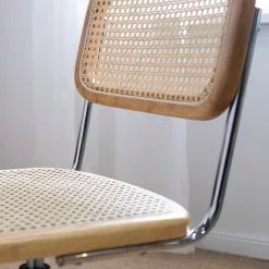 Mørteens Bürostuhl Ramon - Rattan / Buche massiv / Stahl - Beige / Buche / Chrom -Buromobel Verkaufe 1000285156 220518 021 MOOD DETAILS P000000001000285156 mood