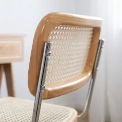 Mørteens Bürostuhl Ramon - Rattan / Buche massiv / Stahl - Beige / Buche / Chrom -Buromobel Verkaufe 1000285156 220518 022 MOOD DETAILS P000000001000285156 mood