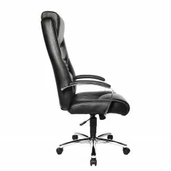 Topstar Chefsessel Soft Lux - Kunstleder / Stahl - Schwarz / Chrom -Buromobel Verkaufe 1000285190 210907 15264700006 DETAILS P000000001000285190