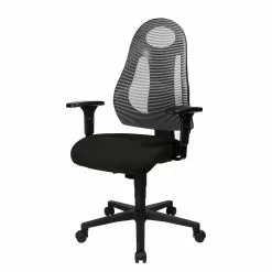 Topstar Bürodrehstuhl Free Art - Lichtgrau - Ohne Kopfstütze