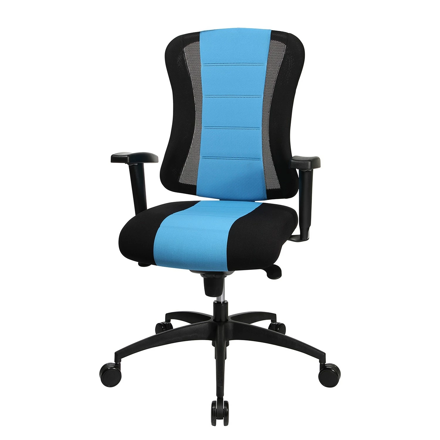 Topstar Bürodrehstuhl Soft Point Syncro - Blau 3 Topstar Bürodrehstuhl Soft Point Syncro - Blau
