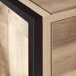 Red Living Sideboard Voru - Stabeiche Dekor / Dunkelgrau -Buromobel Verkaufe 1000285711 210813 14520000057 DETAILS P000000001000285711