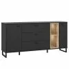 Loftscape Sideboard Mazzo - Schwarz / Eiche Artisan Dekor -Buromobel Verkaufe 1000285799 210819 12212500037 IMAGE P000000001000285799