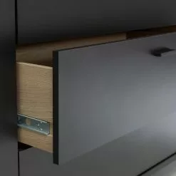 Loftscape Sideboard Mazzo - Schwarz / Eiche Artisan Dekor -Buromobel Verkaufe 1000285799 210819 12212500047 DETAILS P000000001000285799